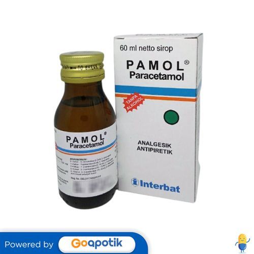 Pamol Syrup Isi 60 Ml Botol