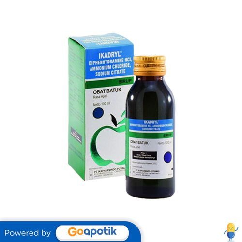Ikadryl Rasa Apel Sirup 100 Ml