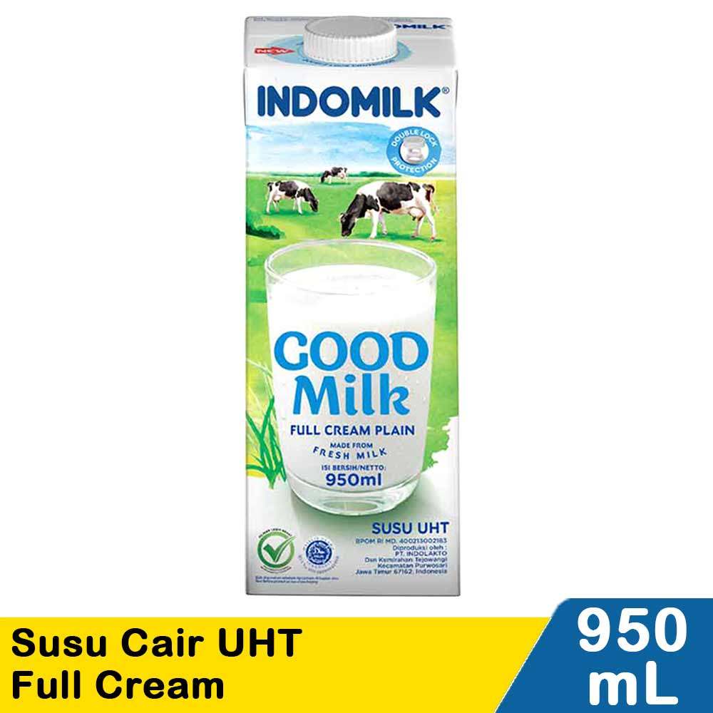 INDOMILK SUSU CAIR UHT PLAIN 950mL