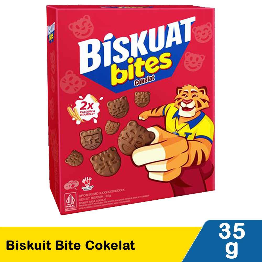 BISKUAT BISKUIT BITE COKELAT 35g