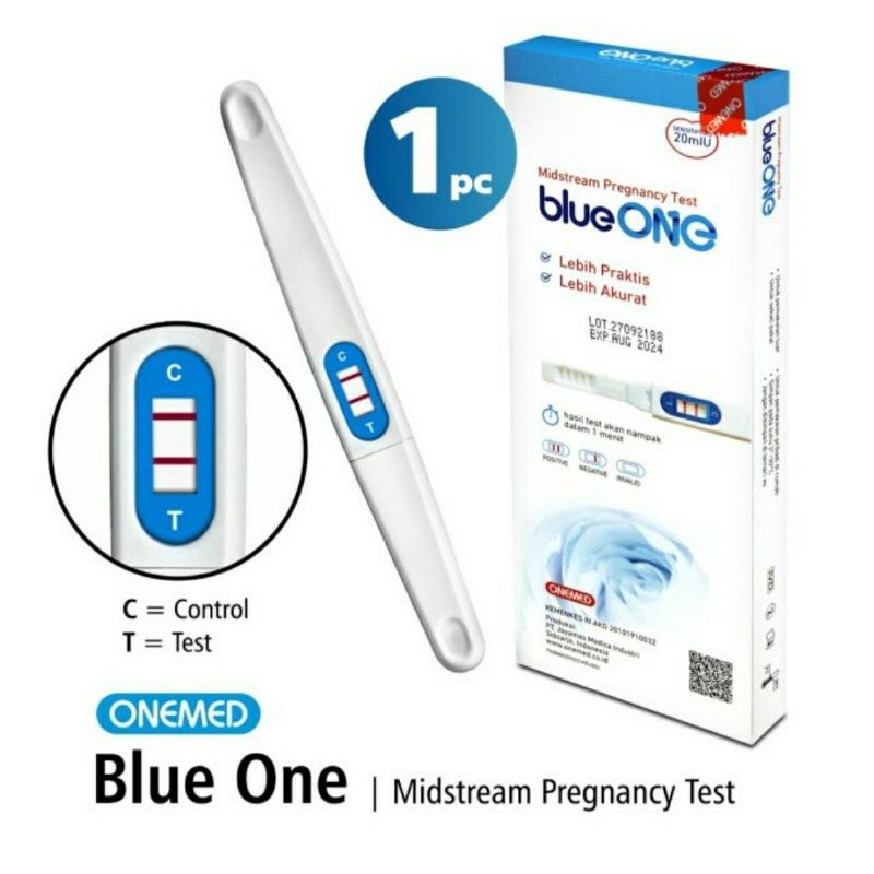 Blue One OneMed Test Kehamilan