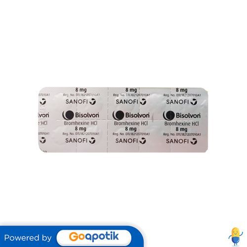 Bisolvon 8 Mg Strip 10 Tablet