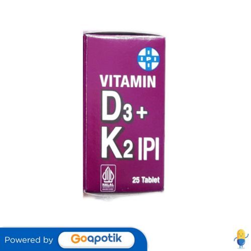 Ipi Vitamin D3 + K2 Botol 25 Tablet