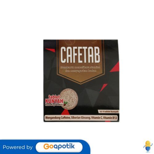 Cafetab Strip 4 Tablet Kunyah