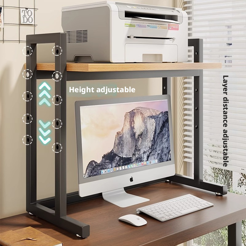 Adjustable Printer Bracket MultiLayer Storage Rack Motherboard Rugged Bracket Desk Bedroom Desktop Computer Storage Rack