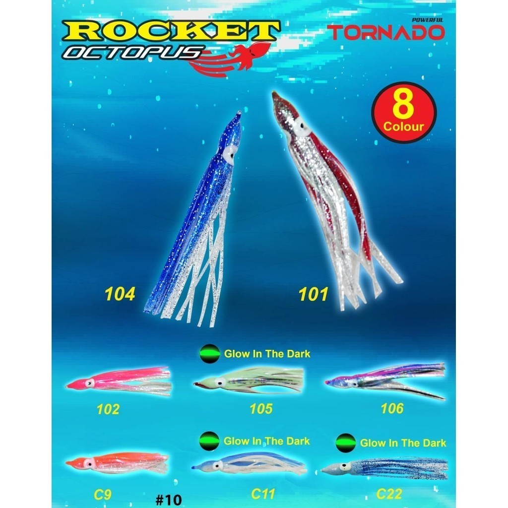 UMPAN TORNADO ROCKET OCTOPUS