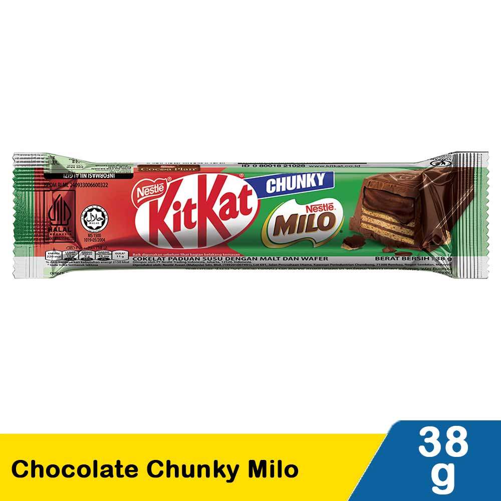 KIT KAT CHOCOLATE CHUNKY MILO 38g