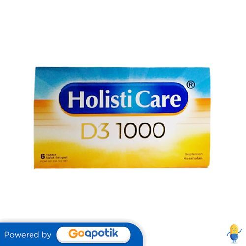 Holisticare D3 1000 Strip 6 Tablet