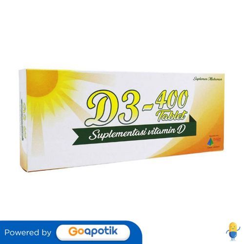 D3-400 Per Box Isi 30 Tablet