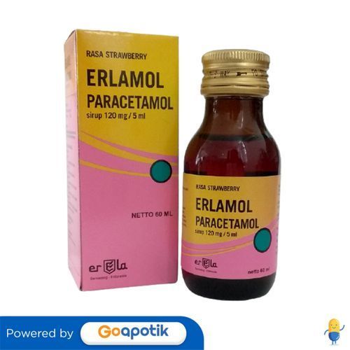 Erlamol Syrup Isi 60 Ml Botol