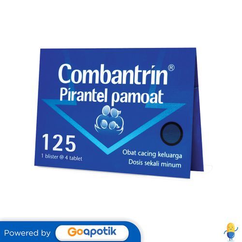 Combantrin 125 Mg Strip 4 Tablet