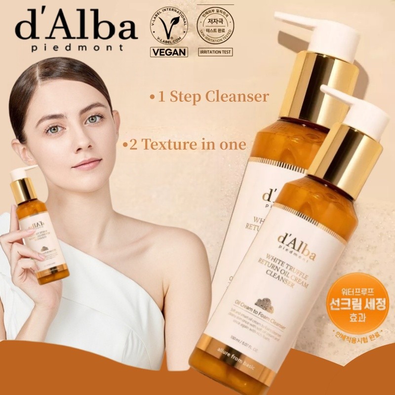 [COD ORI]d'Alba White Truffle Return Oil Cream Cleanser 150ml