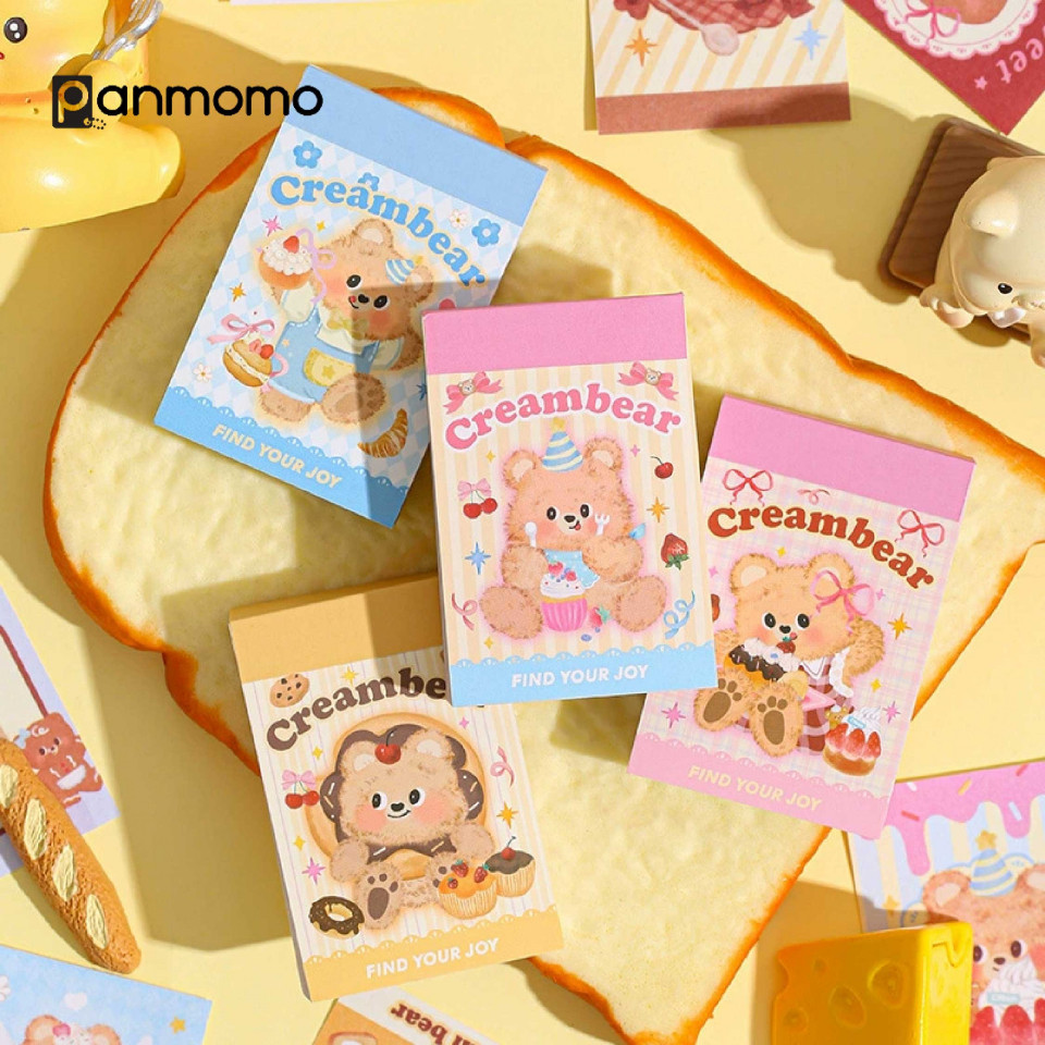 Cream Bear Mini Sticker Book