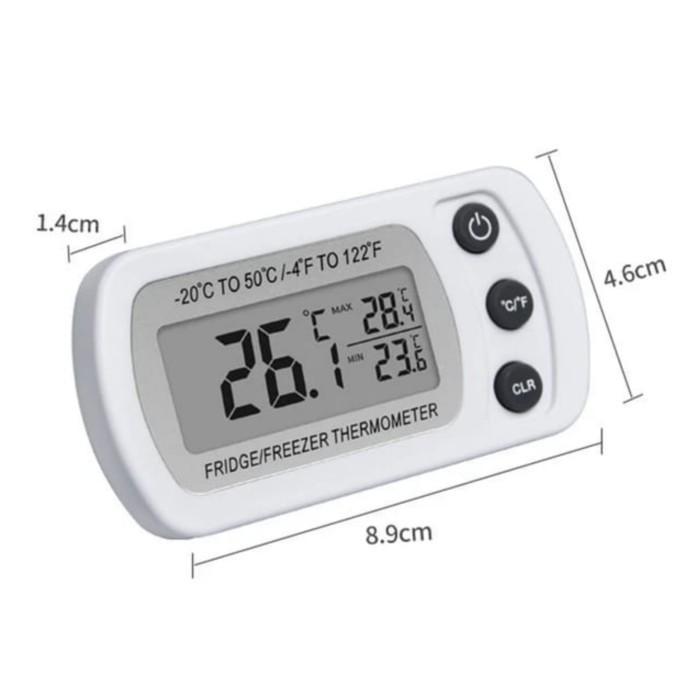 Termometer digital kulkas pendingin freezer-fridge thermometer