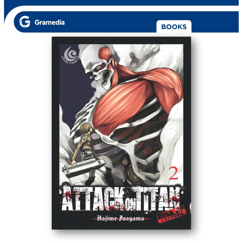 Gramedia GTC - Level Comic Attack on Titan Bind Up Edition 02