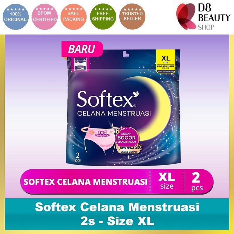 SOFTEX CELANA MENSTRUASI 2pcs SIZE XL