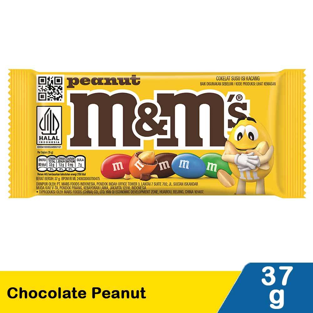 M&M'S CHOCOLATE PEANUT 37g