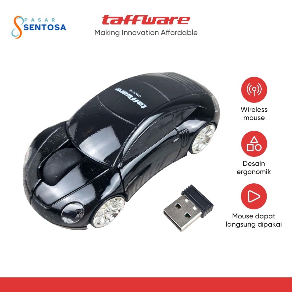 Taffware Ferrari Wireless Optical Mouse - CM0016