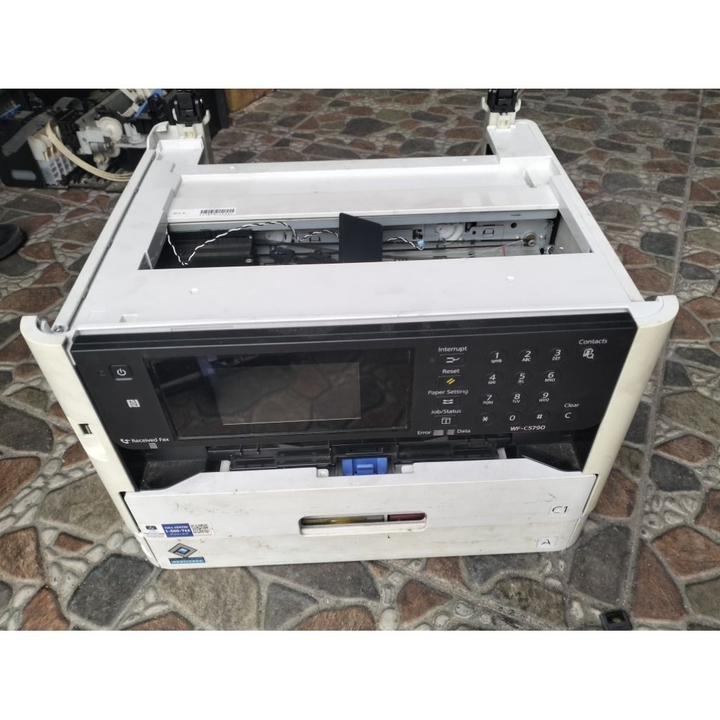 Tombol Panel On Off Printer Epson WF C5790 Normal Copotan