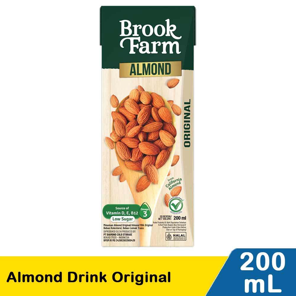 BROOKFARM ALMOND DRINK ORIGINAL 200mL