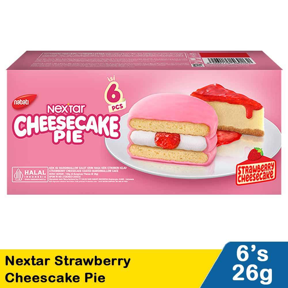 NEXTAR CHEESECAKE PIE STRW CHEES CAKE 6x26g
