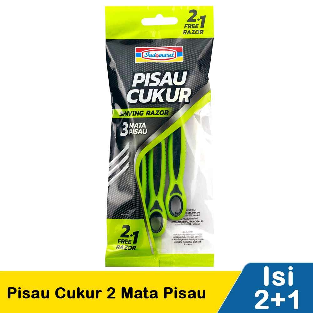 INDOMARET PISAU CUKUR 2 MATA PISAU (3+1)