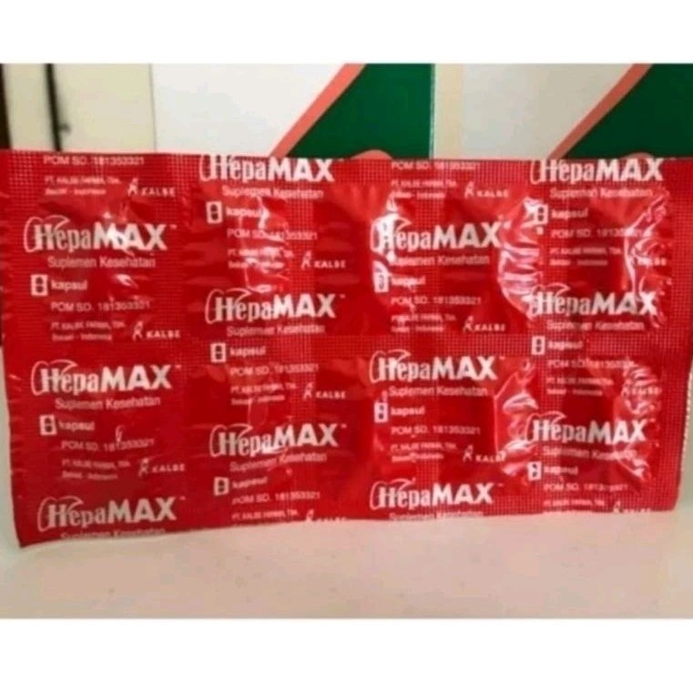 Hepamax Strip 10 Kapsul Suplemen Hati