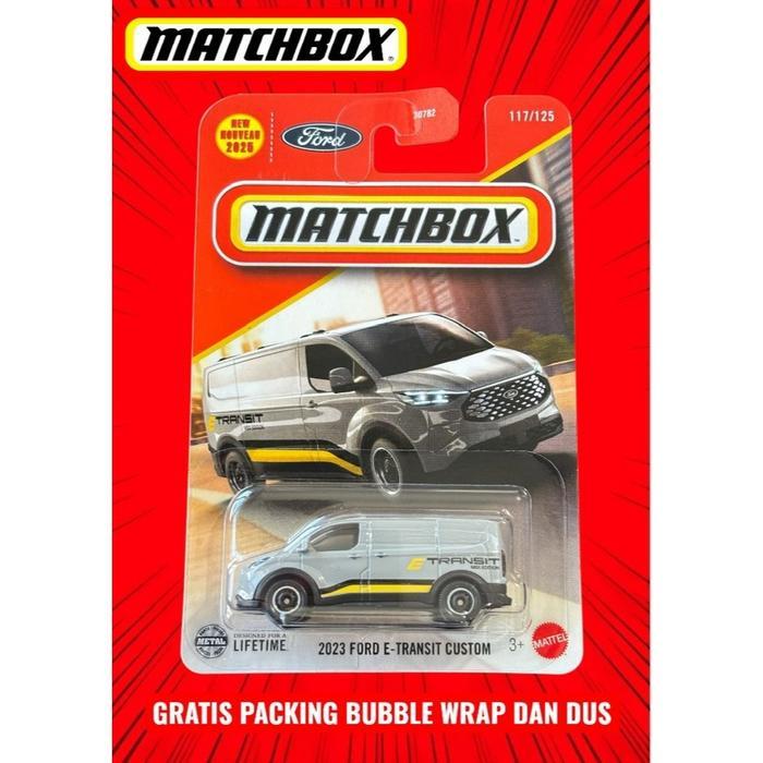 Matchbox 2023 Ford E-Transit Custom Grey 93BL PStore27