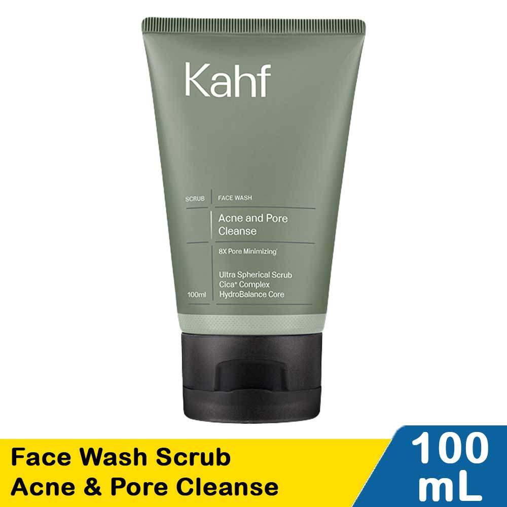 KAHF FACE WASH SCRUB ACNE&PORE CLNSE 100mL