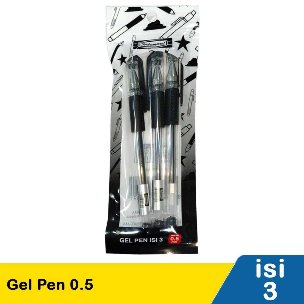 INDOMARET GEL PEN 3'S