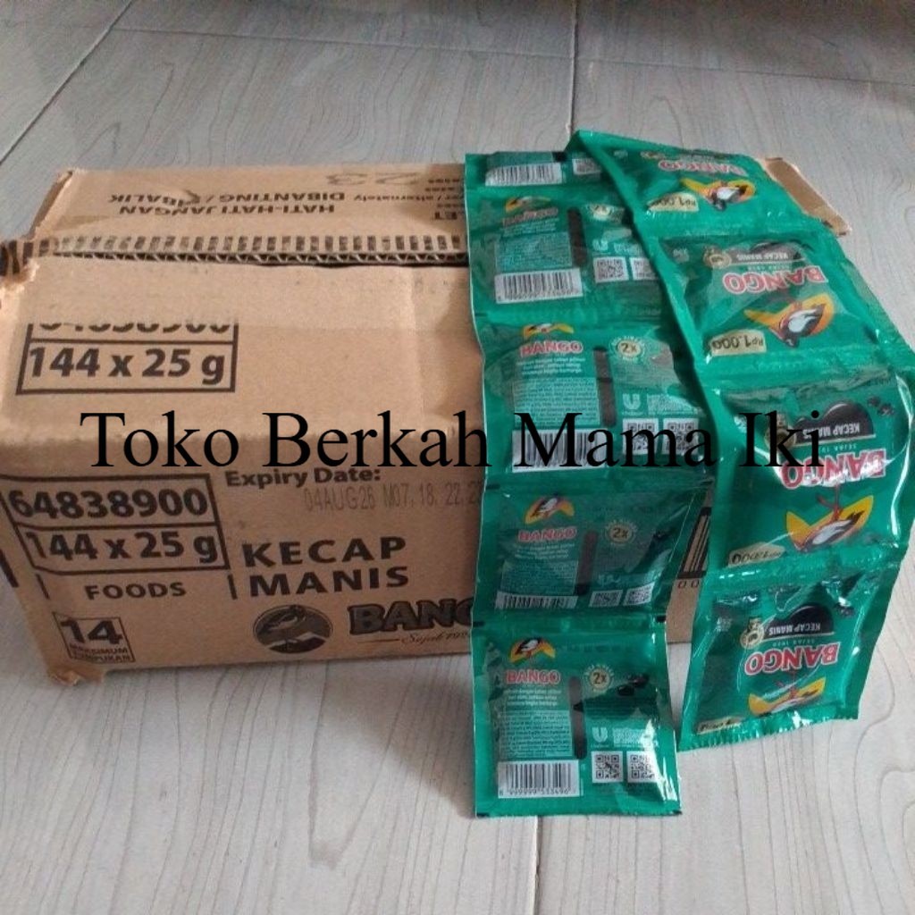 (KARTON) KECAP BANGO RENCENG 1 karton 12renceng