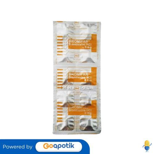 Bromifar 8 Mg Strip 10 Kaplet