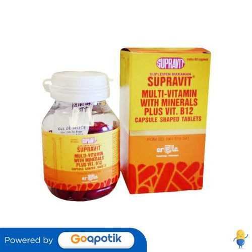 Supravit Multivitamin Botol 60 Kaplet
