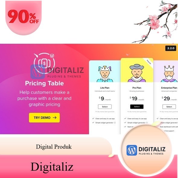 WordPress Pricing Table Plugin