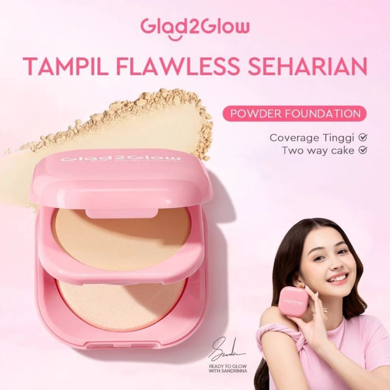 Glad2Glow Perfect Blurring Powder Foundation