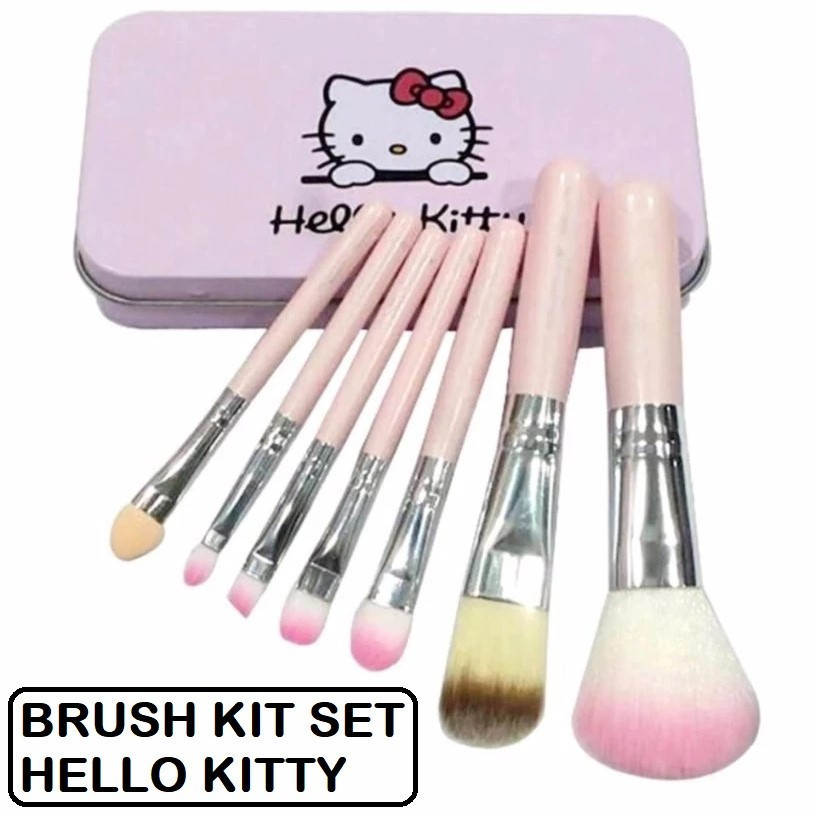 [AW] - Brush Mini 7in1 Set Alat Make Up