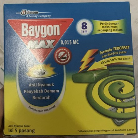 Baygon Bakar Max Isi 5 Pasang