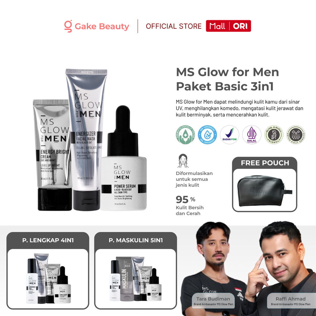 MS Glow Men Paket Basic 3in1