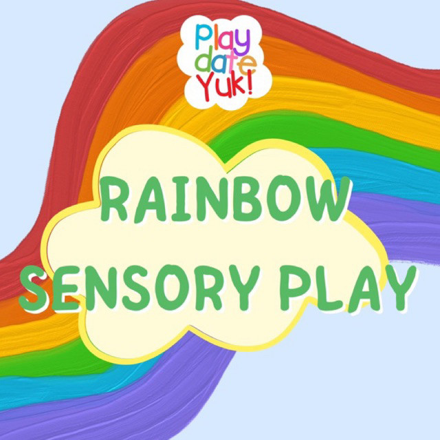 PLAYDATEYUK - Rainbow Sensory Play