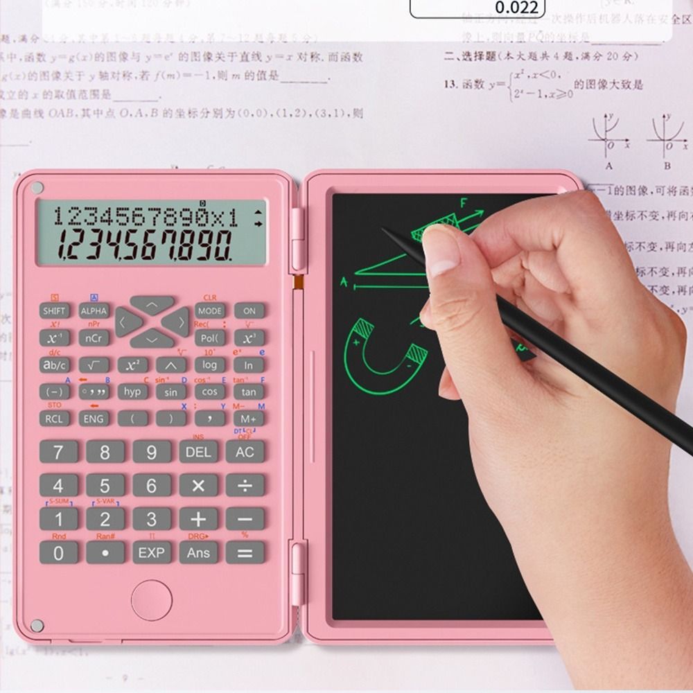 3 in 1 Scientific Calculator Foldable Large Screen splay Function Calculators with Tablet Practical Multifunctional