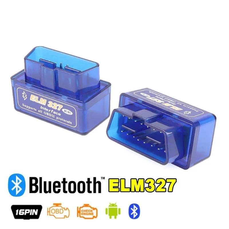 16 PIN Interface V2.1 ELM327 OBD2 Mini Code Reader Scan Tool Bluetooth Car Scanner For Android agnostic-Tool OBI OBD 2 For A