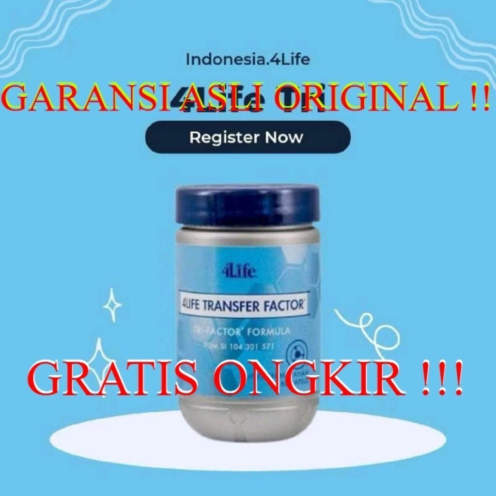 4Life 100%Asli Transfer Factor Formula - Tri Factor Formula Original Asli