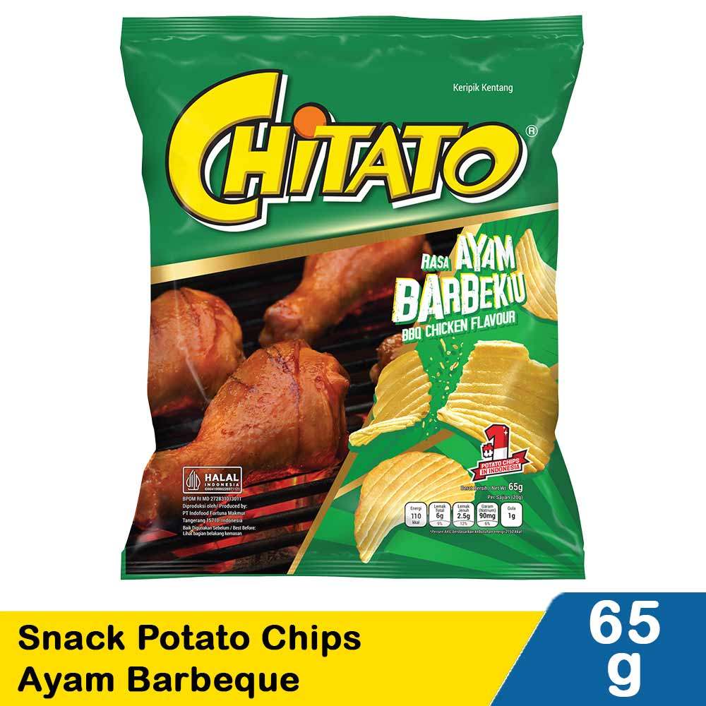 CHITATO SNACK POTATO CHIPS AYAM BARBEQUE 65g