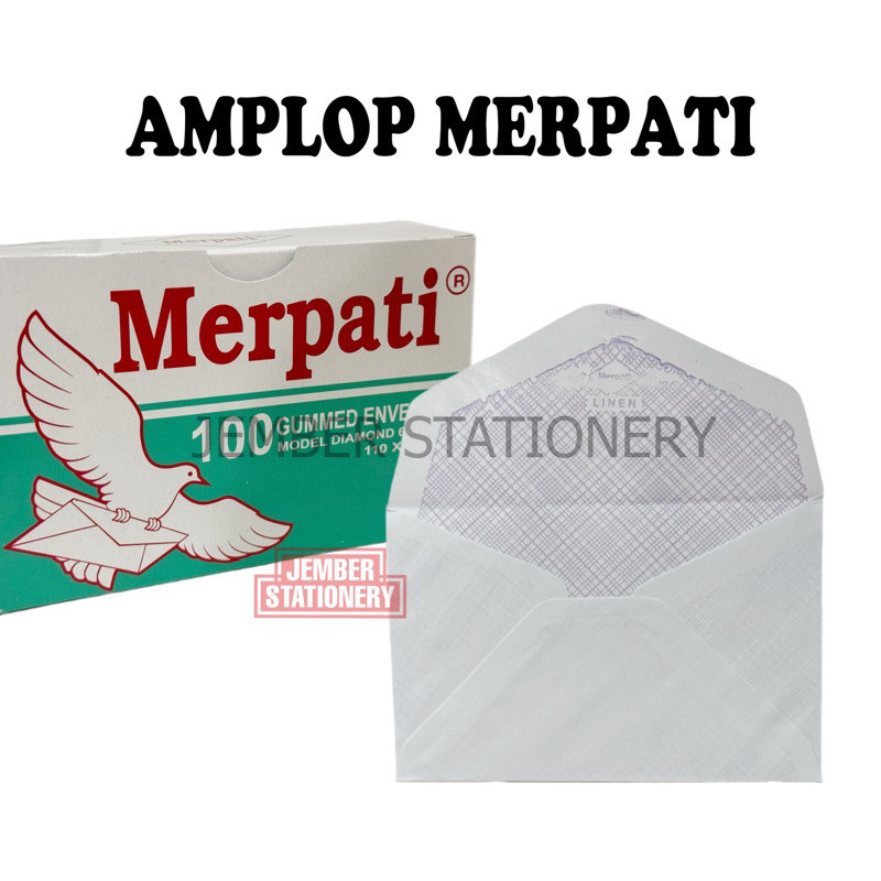 (100pcs) Amplop Merpati Kecil
