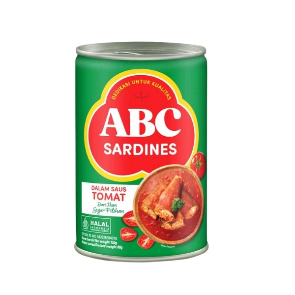 ABC SARDINES TOMAT 155 GR