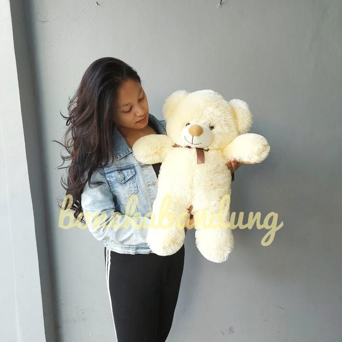 PROMO  boneka beruang large - krem