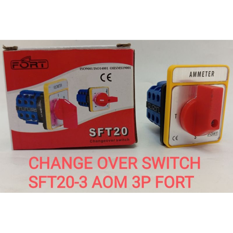 CHANGE OVER SWITCH SFT20-3 AOM 3P FORT