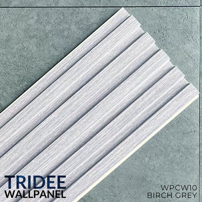 WOOD PANEL WPC | TRIDEE WALLPANEL - BIRCH GREY, 150CM
