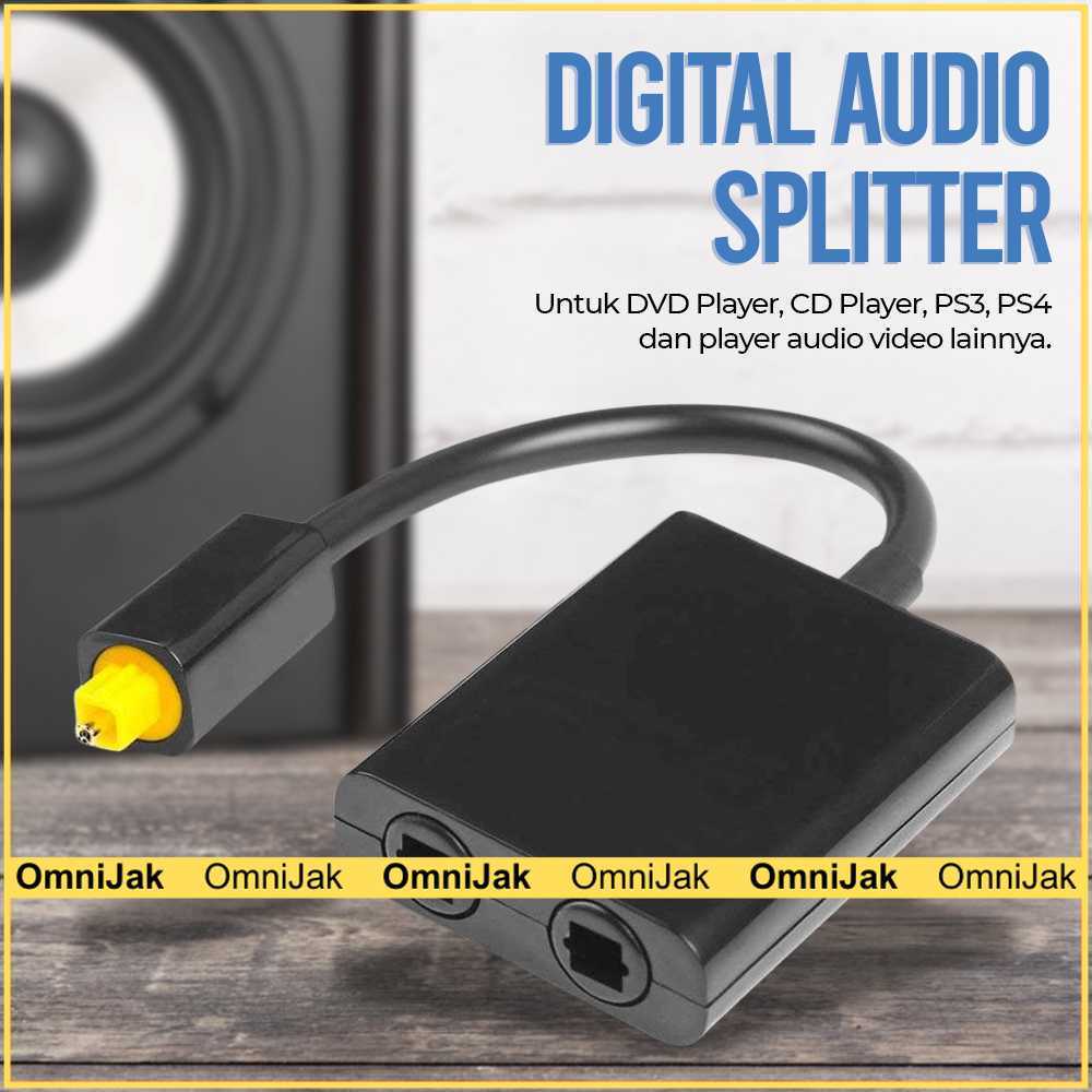 Digital Audio Splitter Optical Toslink SPDIF 2 Way - ITO2
