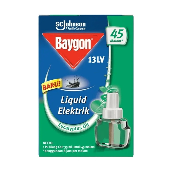 BAYGON LIQUID ELECTRIC EUCALYPUS REFILL 33 ML
